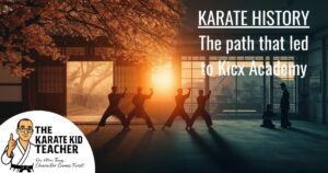 History of karate from Okinawa to the UK, showing the traditional roots of Wado-Ryu and how it connects to modern Kids Martial Arts in Gloucester.